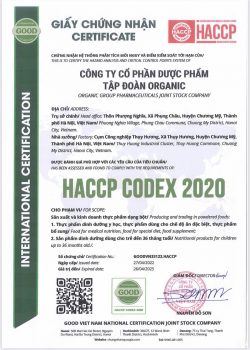 Chứng nhận HACCP nhà máy