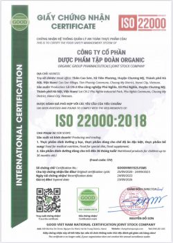 Chứng nhận ISO nhà máy